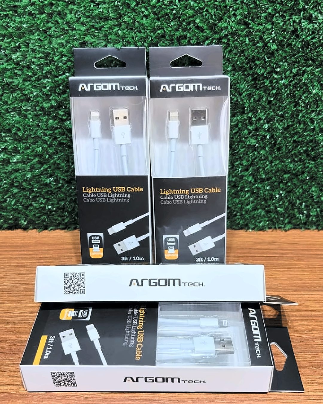 Cabo Lightning USB-A Argom Tech 1m para iPhone — foto 2