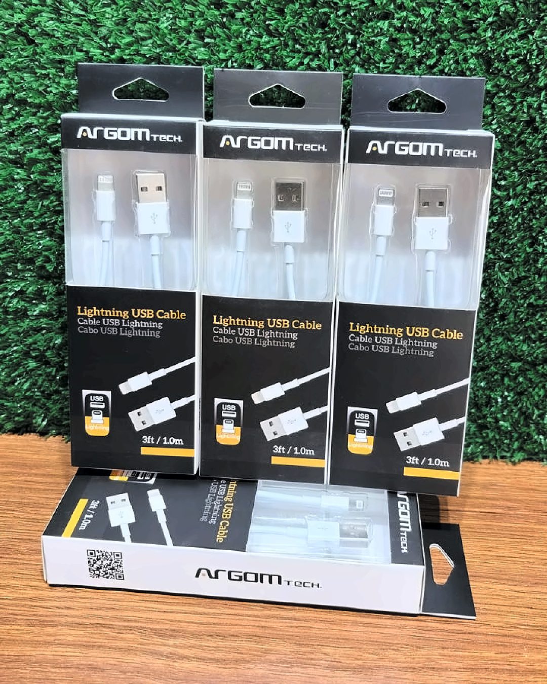 Cabo Lightning USB-A Argom Tech 1m para iPhone — foto 3