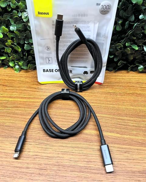 Cabo Baseus USB-C para Lightning iPhone