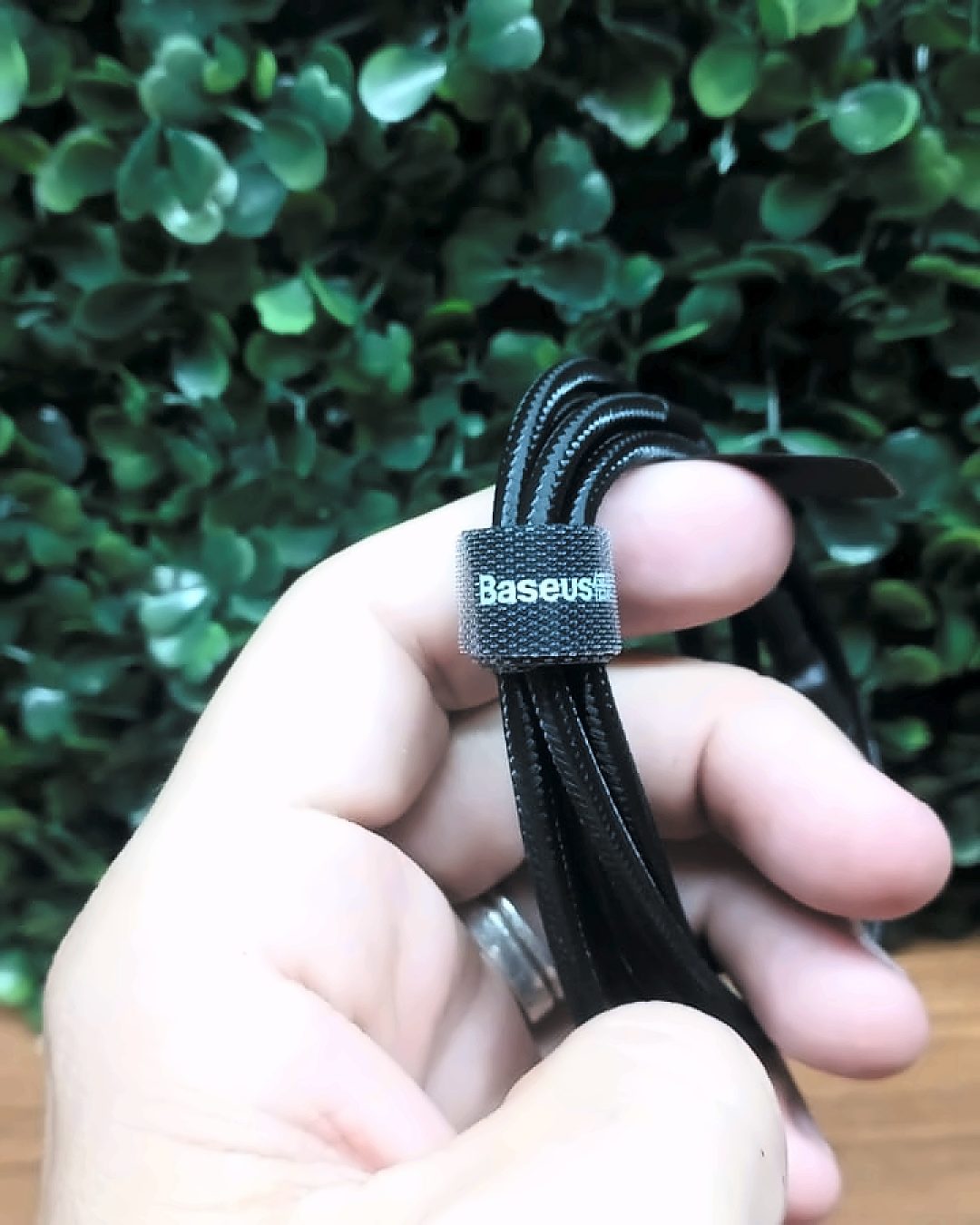 Cabo USB-C para USB-C Baseus 1m Trançado — foto 3
