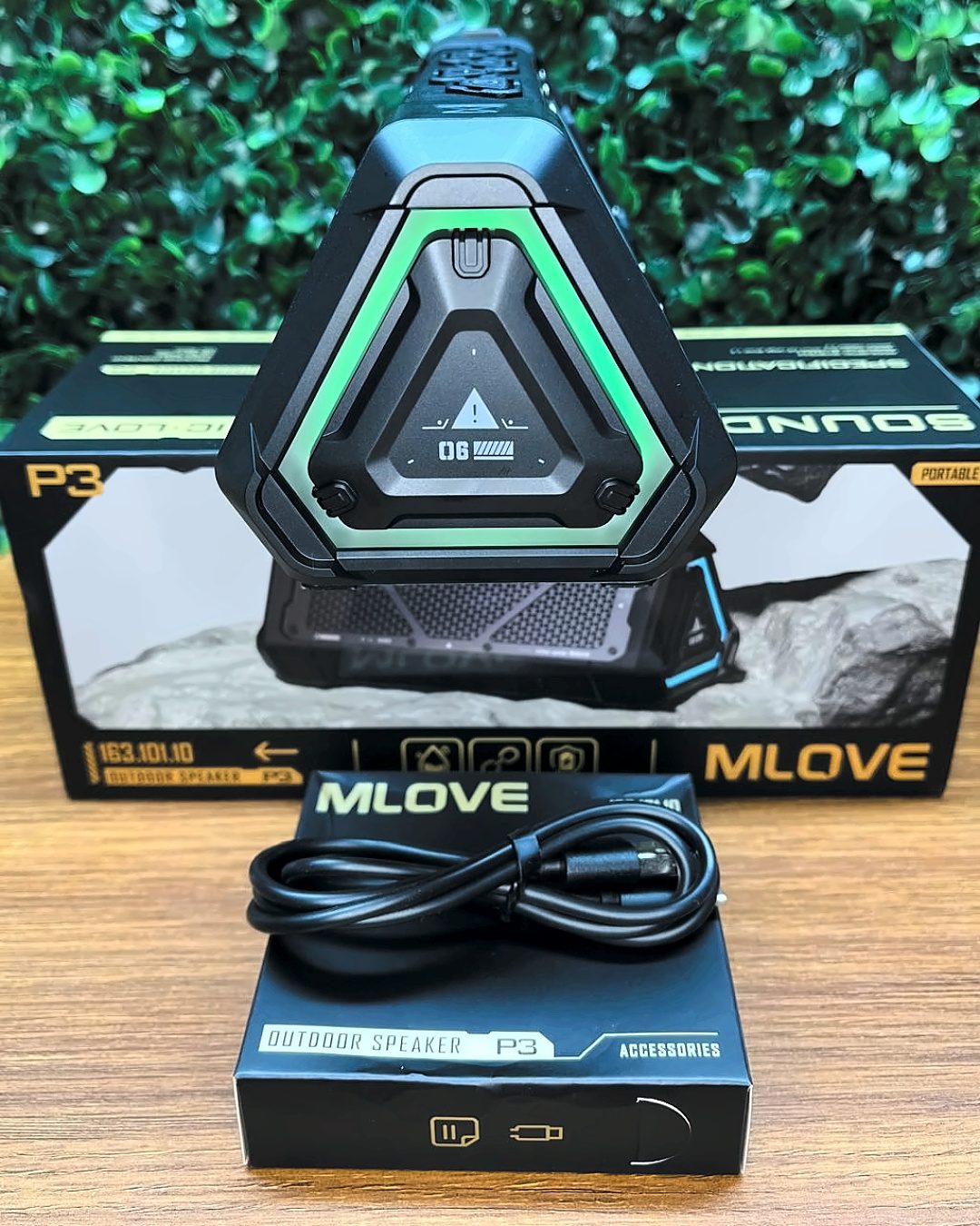Caixa de Som Bluetooth Mlove P3 — foto 1