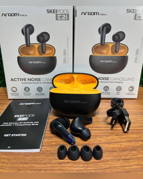 Fone de Ouvido Bluetooth Argom Skeipods E21