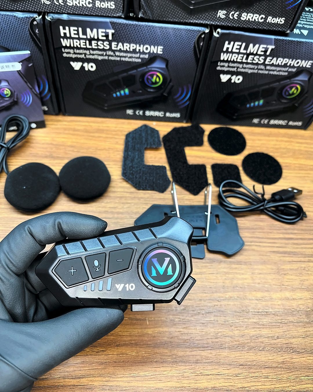 Fone Bluetooth para Capacete Y10 — foto 3