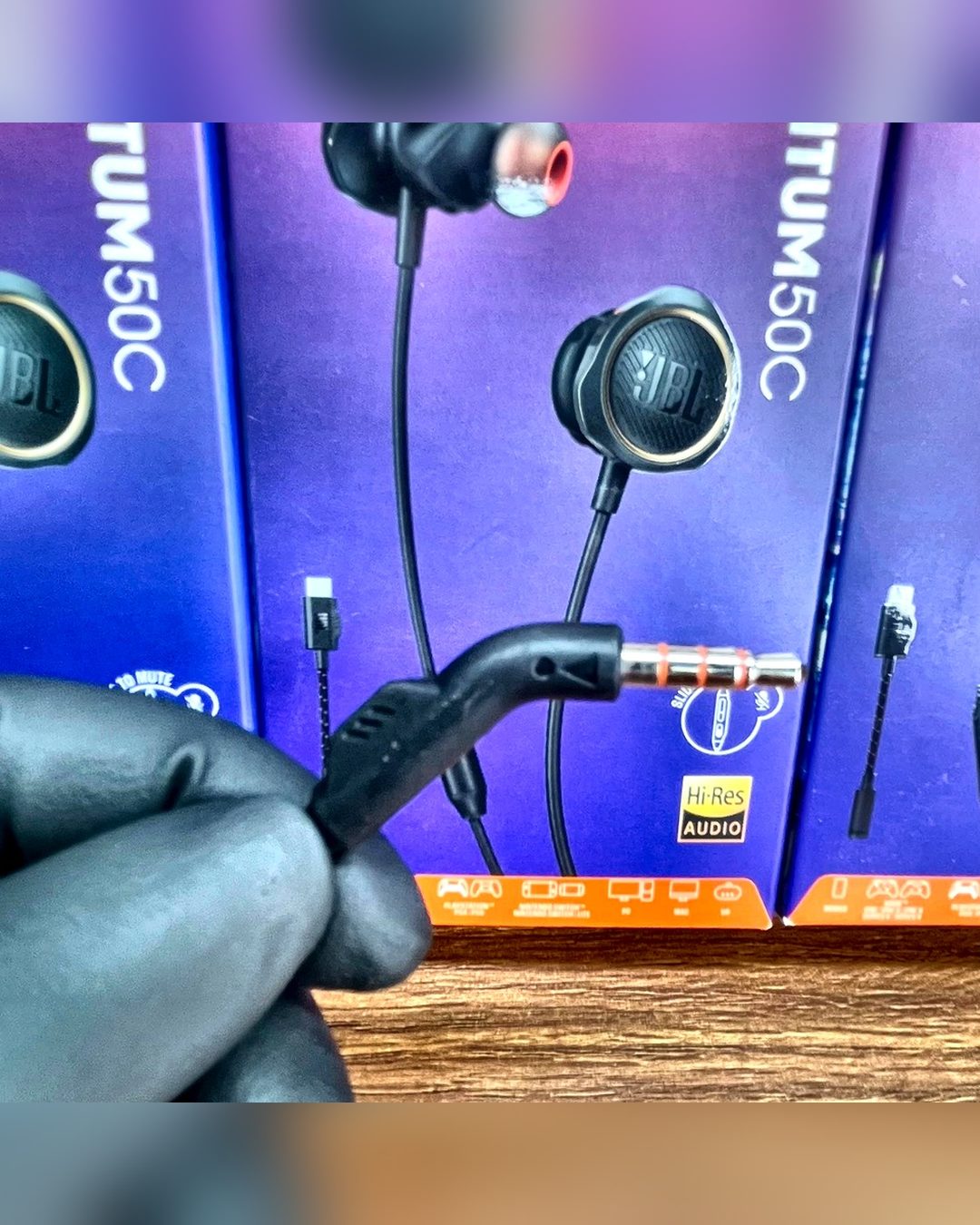 Fone de Ouvido com Fio JBL Quantum 50C USB-C Gamer — foto 4