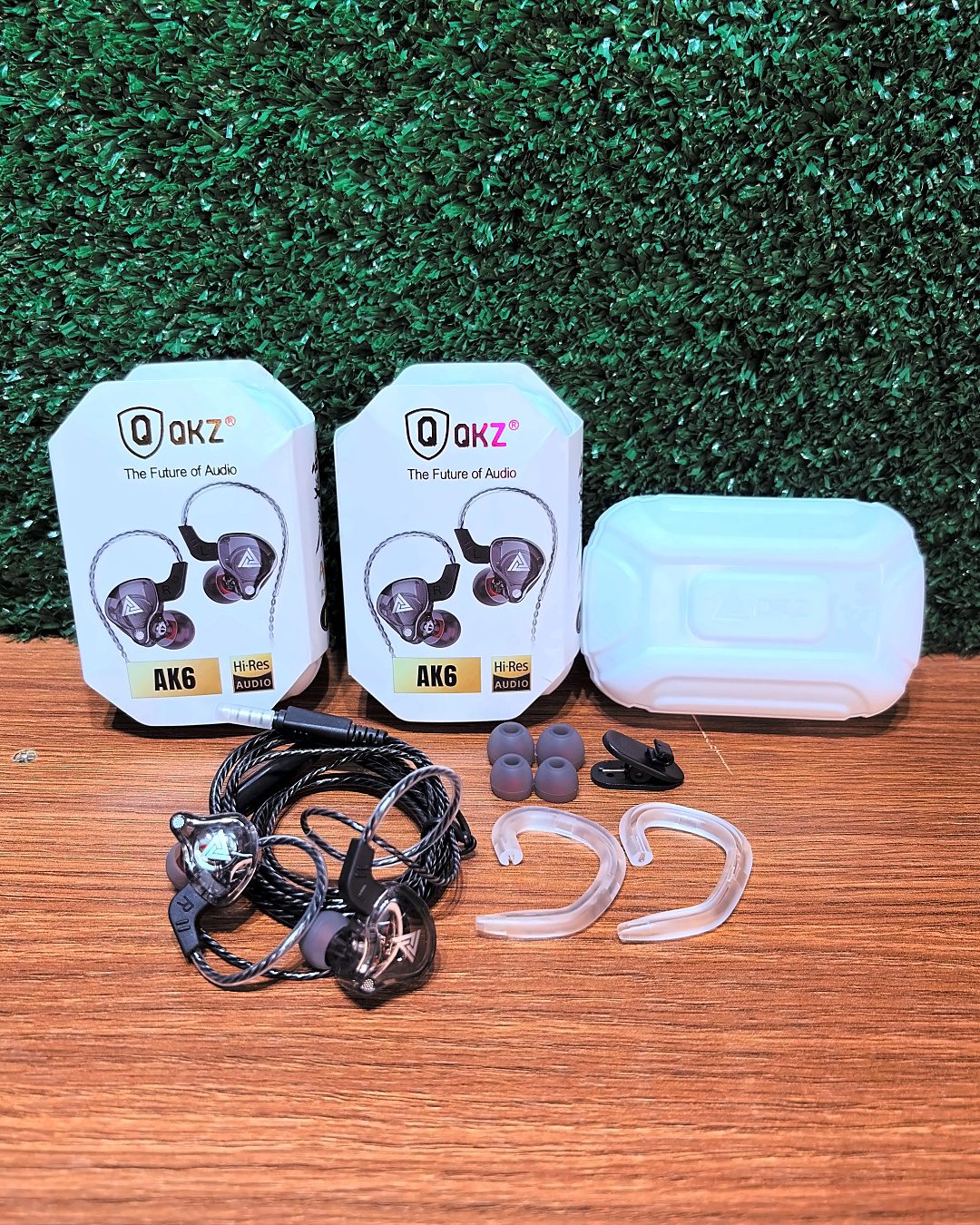 Fone de Ouvido com Fio QKZ AK6 Ultra com Case — foto 1
