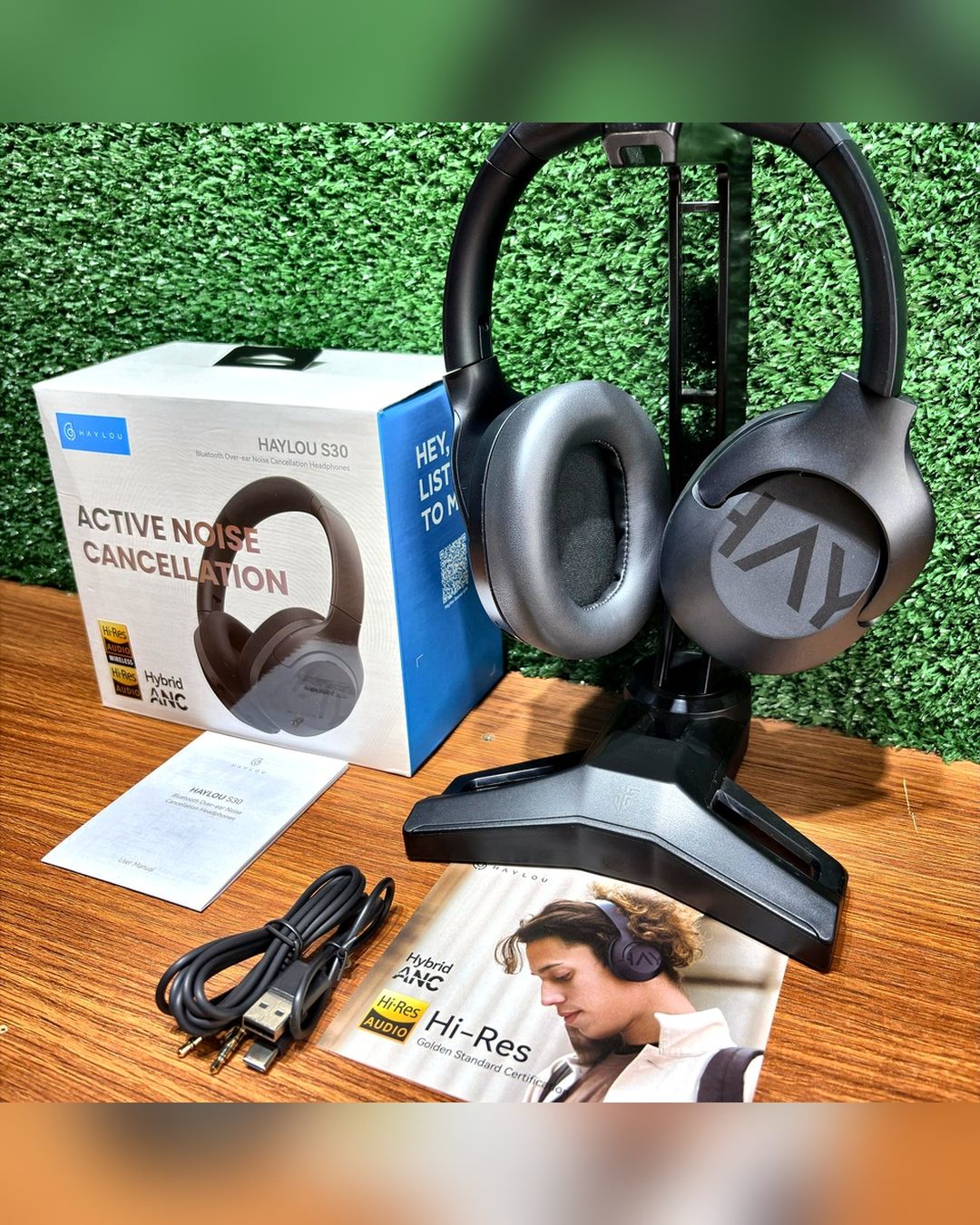 Headphone Bluetooth Haylou S30 ANC — foto 1